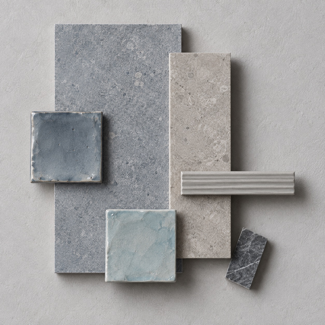 Lapis Steinwerk - Keramik Collage Grau Lapis Steinwerk Keramik Collage Grau 1